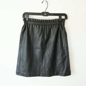 Loft faux leather skirt size XS